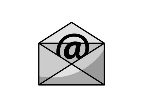A Greysale Color of Email Inbox Icon: Elevate Your Digital Branding
