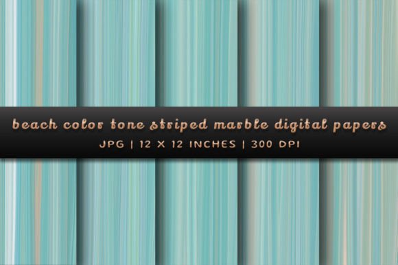 Beach Color Tone Striped Marble: A Designer's Coastal Retreat