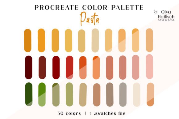 Bright Spring Procreate Color Palette: A Feast for Your Digital Art