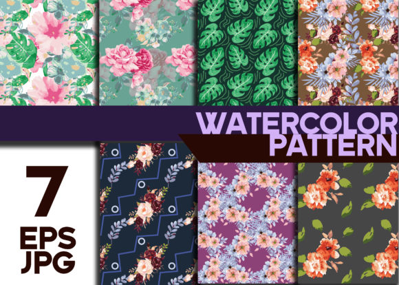Pattern Flower Water Color: Bringing Artistic Flair to Your Projects