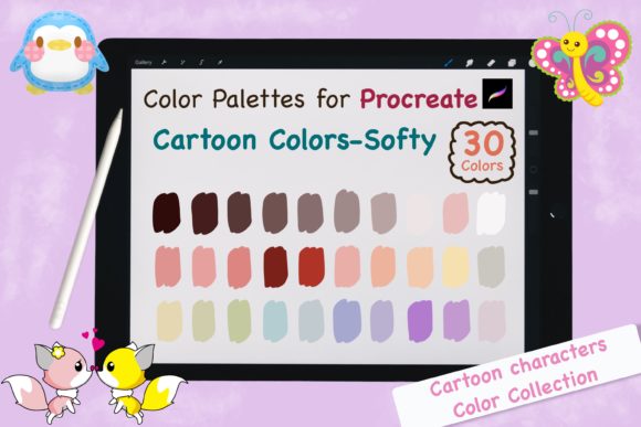 Unlock Vibrant Illustrations with Cartoon Softy Palettes