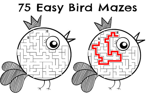 Unlocking Creative Potential with 75 Easy Bird Mazes