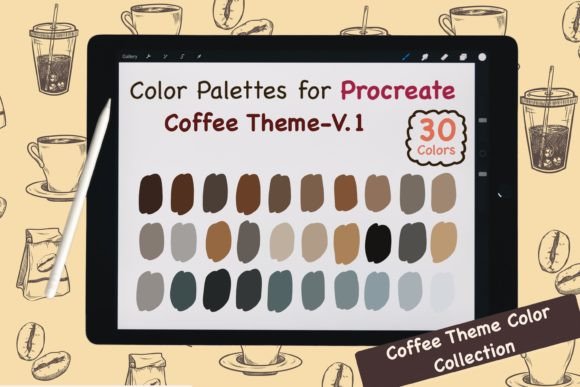Warm Up Your Digital Canvas with Coffee-Inspired Palettes